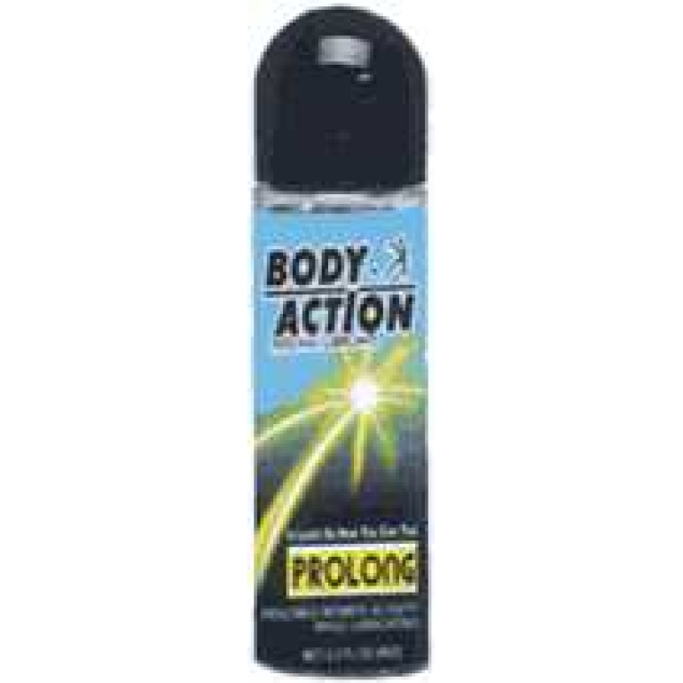 Body Action Prolong Lube - 2.3 oz/65G Clear