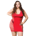 Naughty Girl Ladies Marie Dress Red Q/S One Size Queen