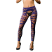 Naughty Girl Sexy Leggings Full Design Violet O/S One Size Fits Most