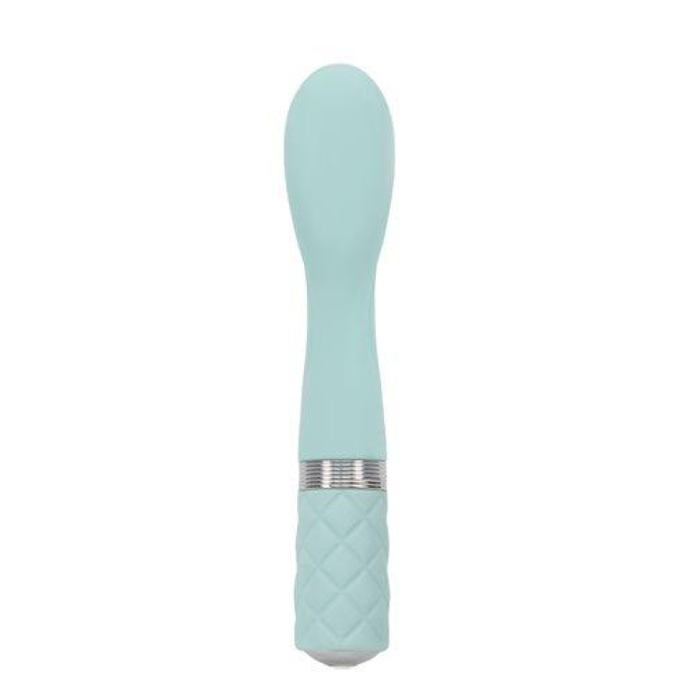 Pillow Talk Sassy G-Spot Vibe with Crystal Teal Blue