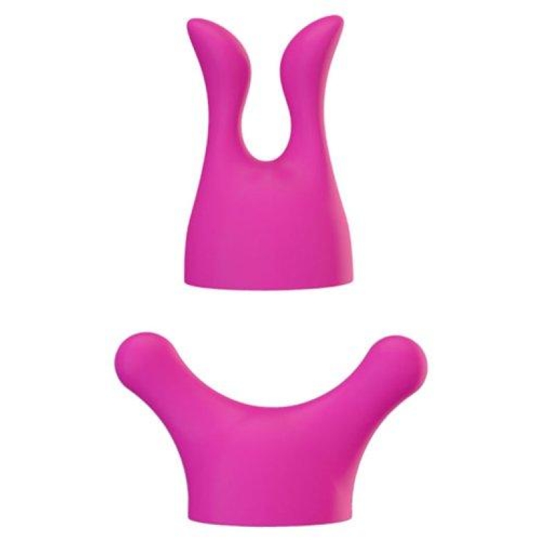 Palm Body Accessories 2 Silicone Heads Pink