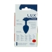 Lux Active Black Rose 3.5in Metal Butt Plug Medium Silver