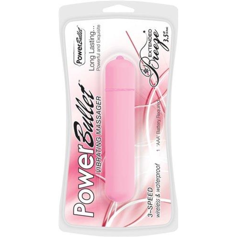 Power Bullet Breeze 3.5 inches Pink Vibrator