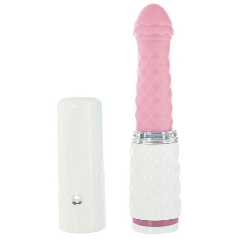 Pillow Talk Feisty Luxurious Thrusting & Vibrating Massager Pink