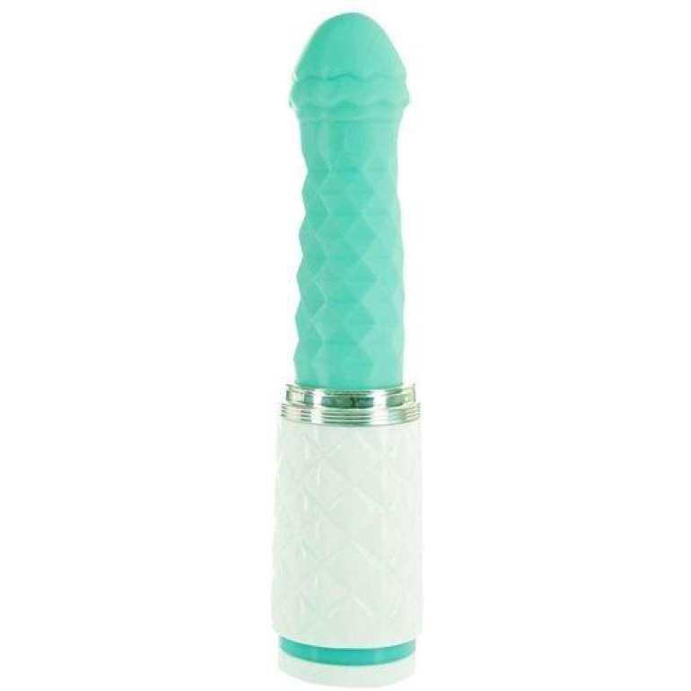 Pillow Talk Feisty Luxurious Thrusting & Vibrating Massager Teal