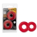 Stay Hard Donut Rings Red Oversized One Size Fits Most
