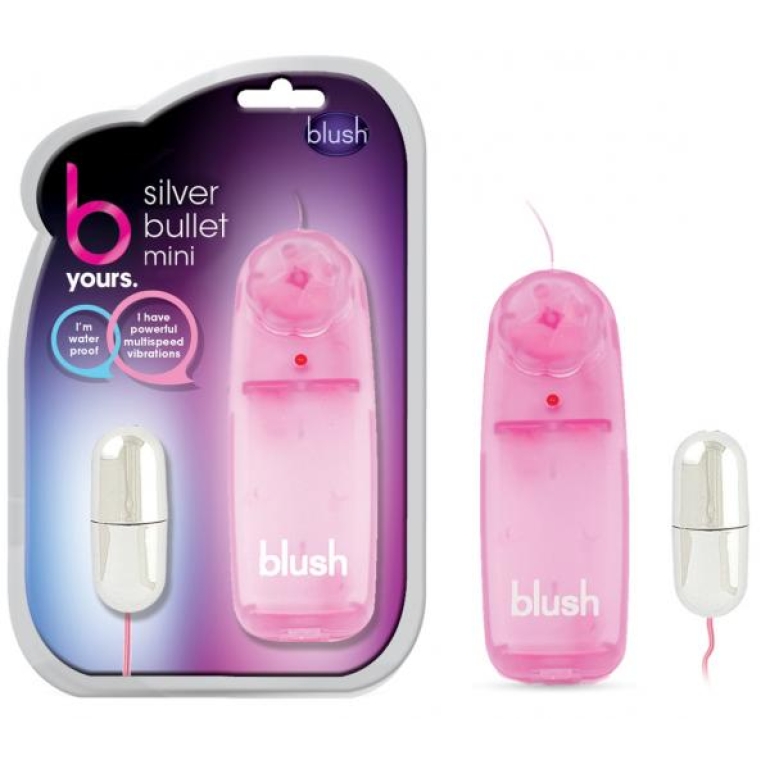 Silver Bullet Mini Vibrator Pink Power Control