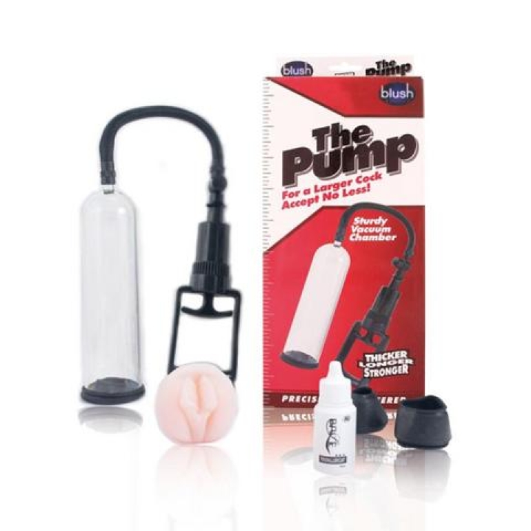 The Pump-Precision Vacuum Pump with Realistic Feel Vagina Insert Clear