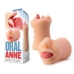 X5 Men Oral Anne Mouth Stroker Vanilla Beige