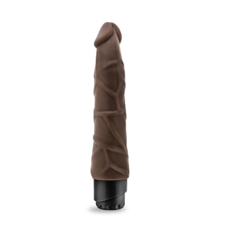 Dr Skin Penis Vibe 1 Chocolate Brown Realistic Dildo
