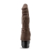 Dr Skin Penis Vibe 4 Chocolate Brown Vibrating Dildo