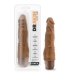 Dr Skin Penis Vibe #4 Mocha Brown Vibrating Dildo