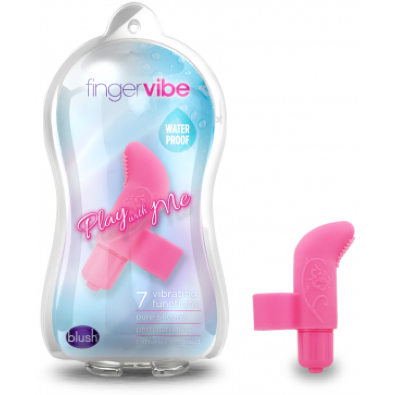 Pure Silicone Finger Vibe Pink