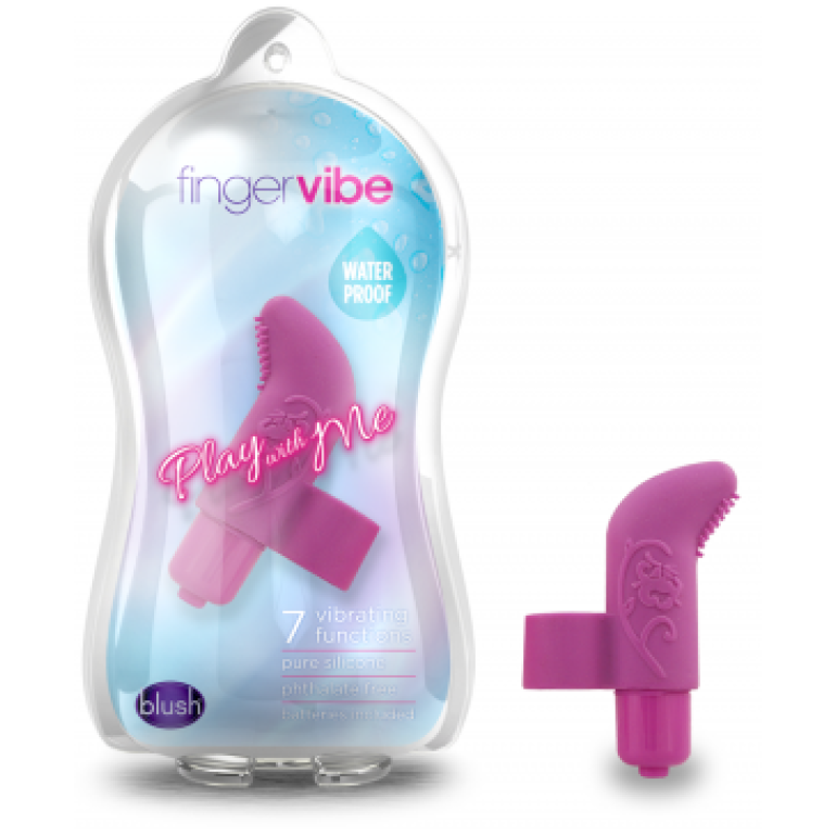 Pure Silicone Finger Vibe - Lavender Purple