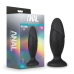 Anal Adventures Platinum Silicone Rocket Plug Black