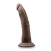 Dr Skin 7 inches Penis with Suction Cup Brown Dildo