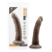 Dr Skin 7 inches Penis with Suction Cup Brown Dildo