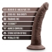 Au Naturel Jack 7in Dildo Chocolate