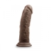 Dr. Skin 8 inches Penis With Suction Cup Chocolate Brown