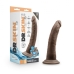 Dr. Skin Glide 7.5in Self Lubricating Dildo Chocolate