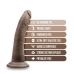 Dr. Skin Plus 7in Poseable Dildo Chocolate Brown