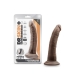 Dr. Skin Plus 7in Poseable Dildo Chocolate Brown