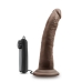 Dr Dave 7 inches Vibrating Penis Suction Cup Brown