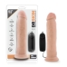 Dr. Throb 9.5 inches Vibrating Penis, Suction Cup Beige