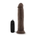 Dr. Skin Dr. Throb 9.5 inches Vibrating Penis Suction Cup Brown