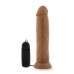 Dr. Throb 9.5 inches Vibrating Penis, Suction Cup Tan