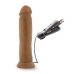 Dr. Throb 9.5 inches Vibrating Penis, Suction Cup Tan