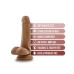 Dr. Skin Dr. Jeffrey 6.5in Dildo W/ Balls Tan