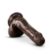 Dr. Skin Plus 6in Poseable Dildo Chocolate