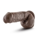 Dr. Skin Mr. D 8.5in Dildo W/ Suction Cup Chocolate Brown