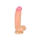 The Pizza Boy Dildo with Suction Cup Beige