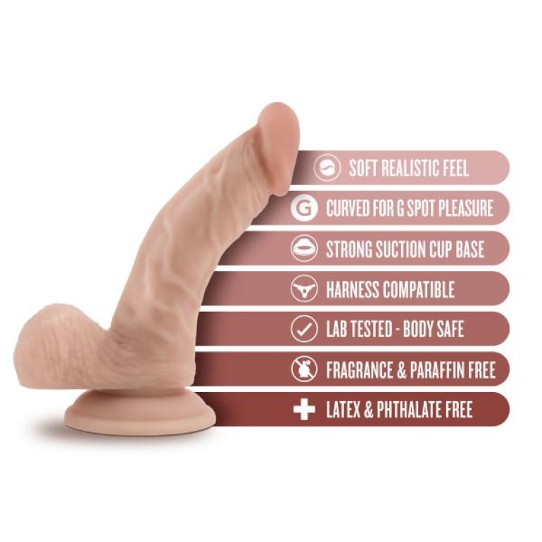 Dr. Skin Dr. Stephen 6.5in Dildo W/ Balls Beige