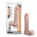 Dr Skin Plus 9in Thick Posable Dildo W/ Balls Vanilla Nude