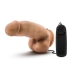 MMA Fighter Vibrating 7 inches Realistic Penis Mocha  Brown