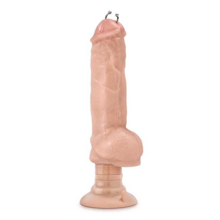 Bad Boy Next Door Beige Vibrating Dildo