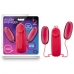 Double Pop Eggs Cerise Pink Vibrating Bullet