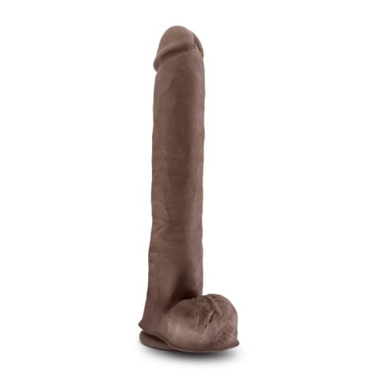 Au Naturel Daddy 14 inches Dildo Chocolate Brown