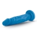 Neo 7.5 inches Dual Density Penis Neon Blue