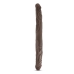 Dr. Skin 14 Double Dildo Chocolate  Brown