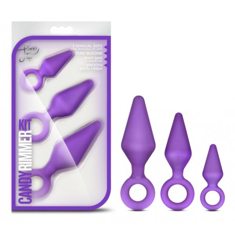 Candy Rimmer Butt Plug Kit Purple