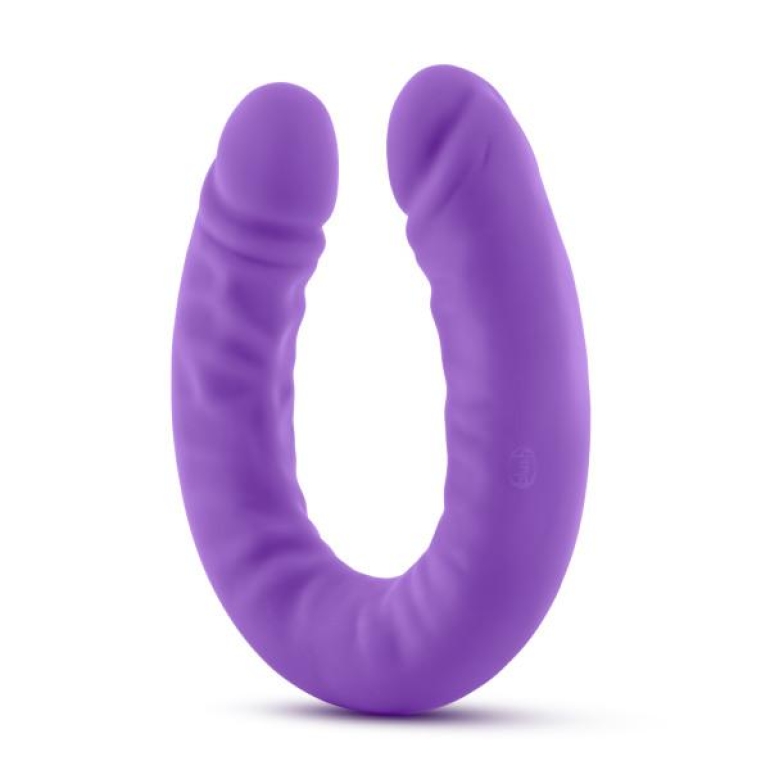 Ruse 18 inches Silicone Slim Double Dong Purple