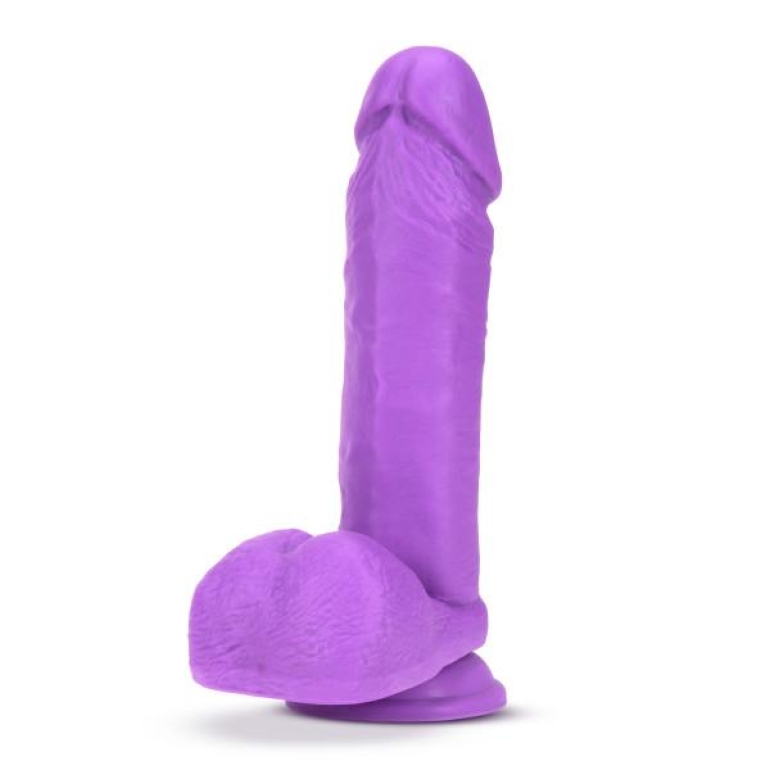 Neo 8in Dual Density Dildo Neon Purple