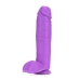 Neo 10in Dual Density Dildo Neon Purple