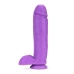 Neo 10in Dual Density Dildo Neon Purple