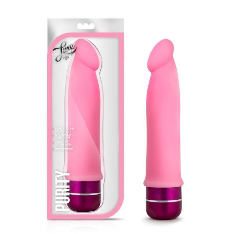 Purity Silicone Vibrator Pink