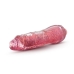 Glow Dicks Molly Glitter Vibrator Pink